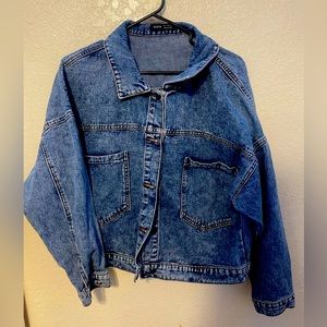 Flap pocket denim jacket